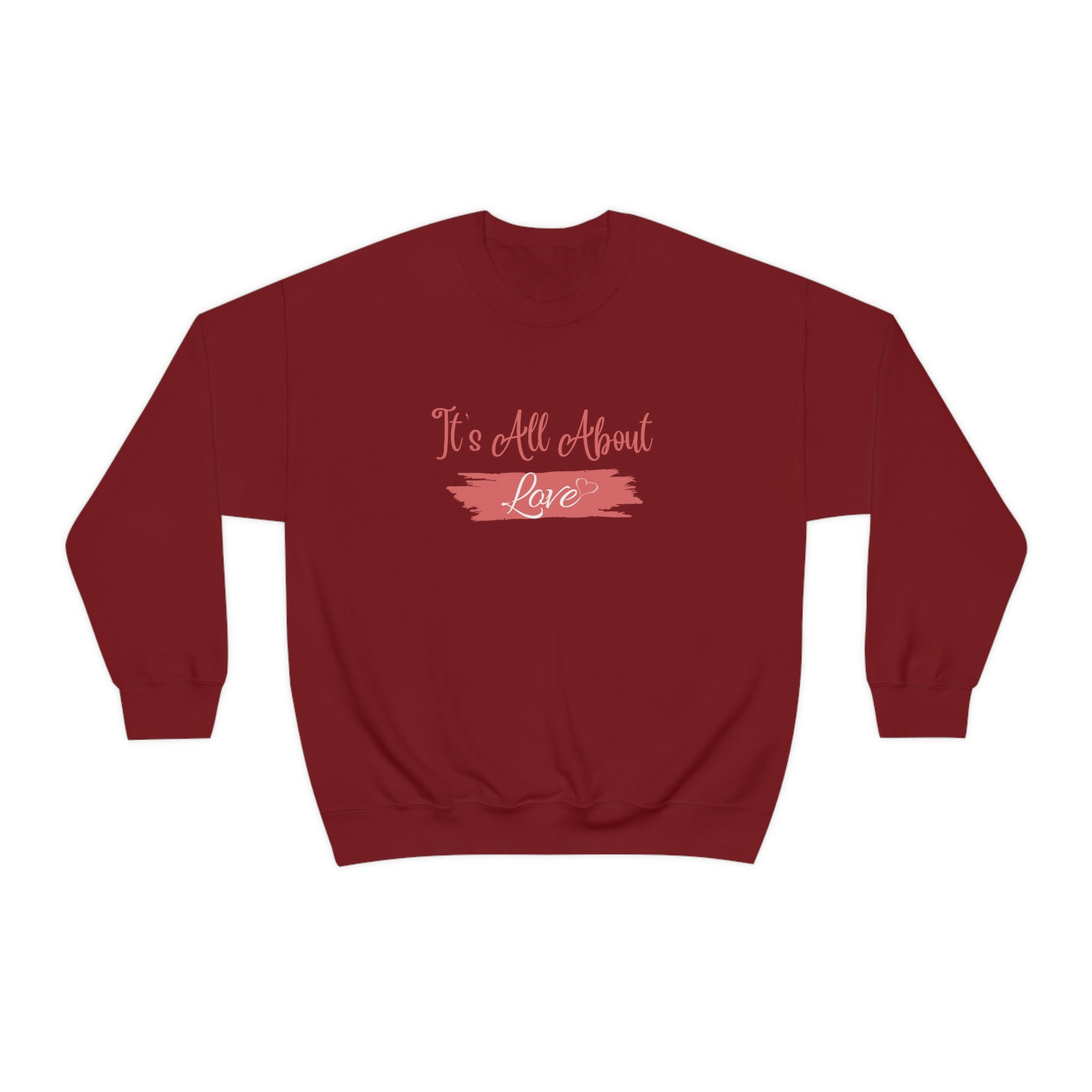 It's All About Love Unisex Heavy Blend™ Crewneck Sweatshirt