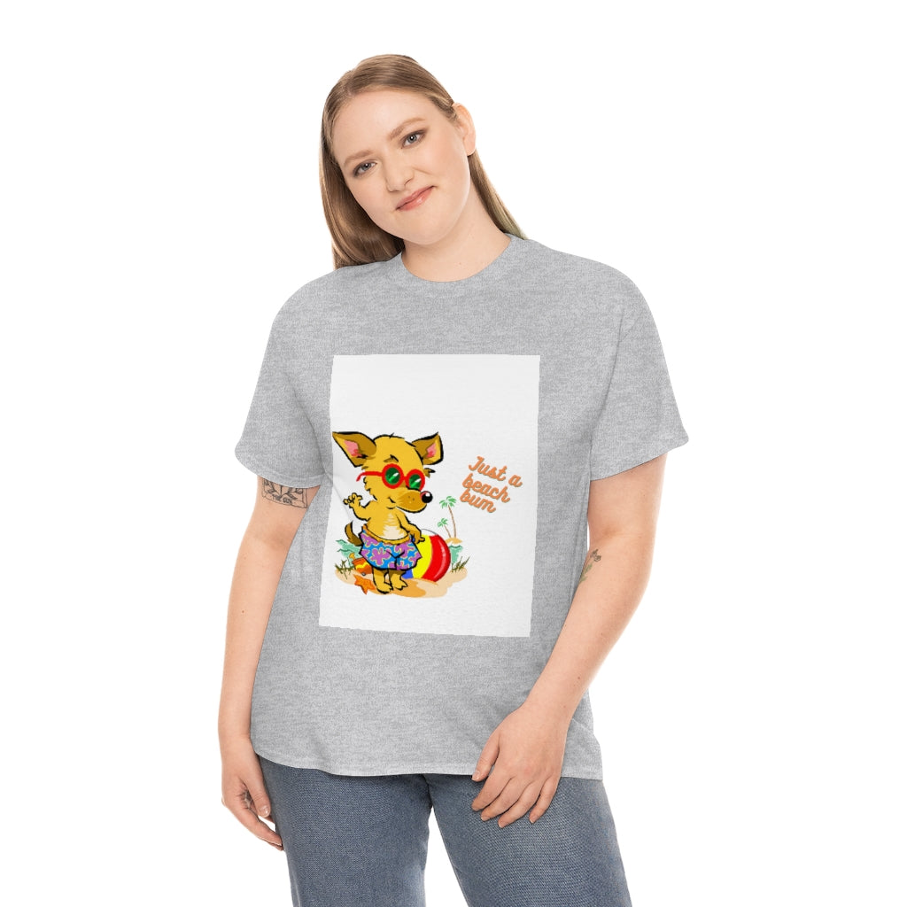 Just A Beach Bum Unisex Heavy Cotton Tee