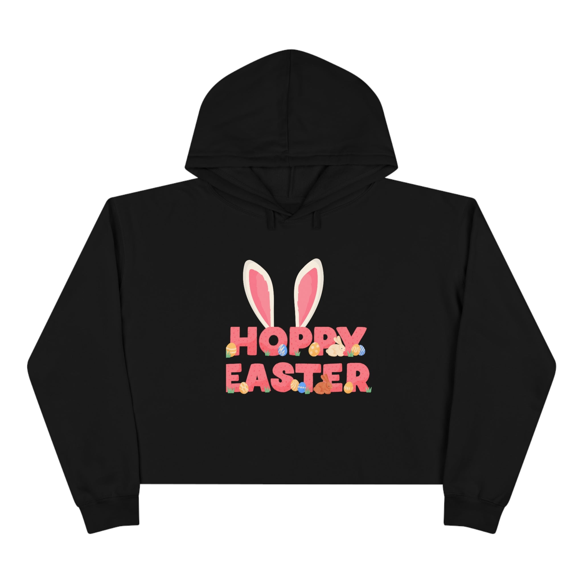 The Hoppy Easter Crop Hoodie