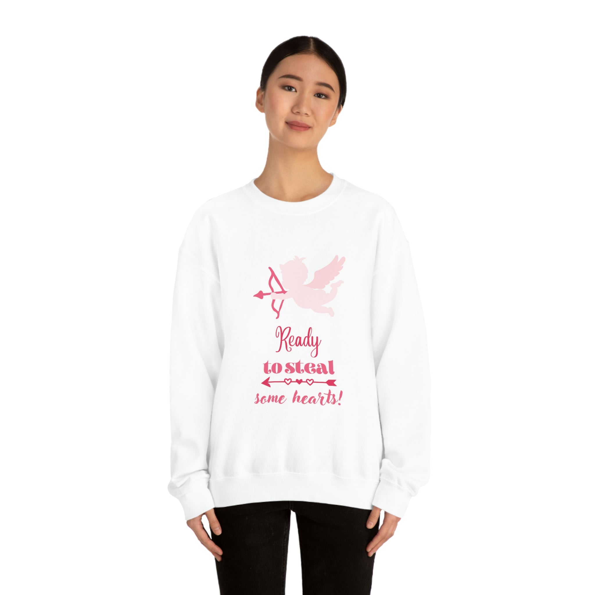 Ready To Steal Some Hearts!! Unisex Heavy Blend™ Crewneck Sweatshirt