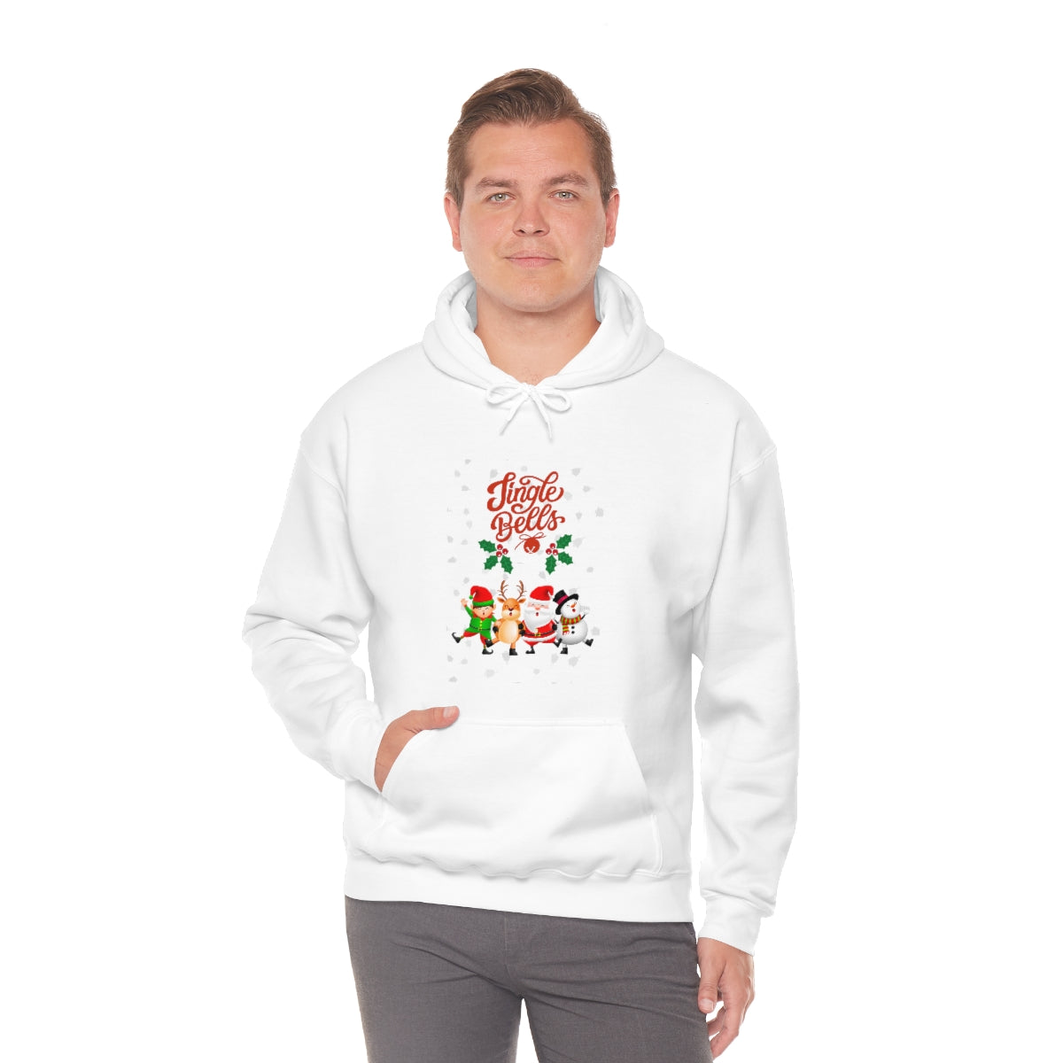 Jingle Bells Unisex Heavy Blend™ Hooded Sweatshirt