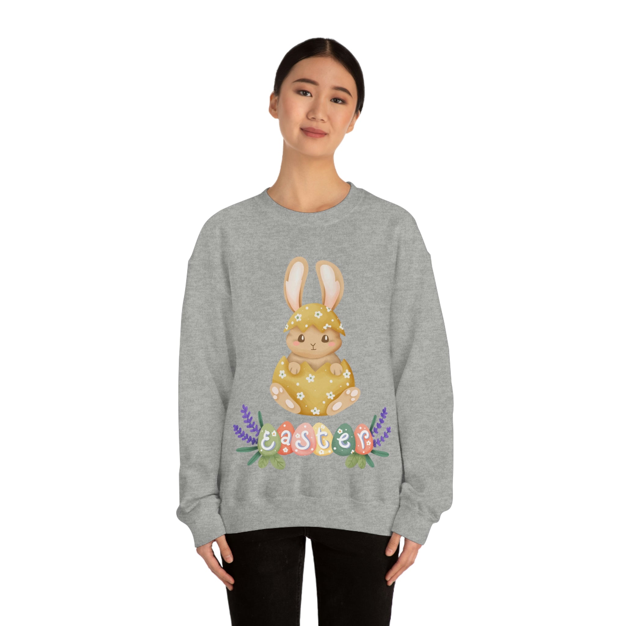 Easter Hunt Is On Unisex Heavy Blend™ Crewneck Sweatshirt