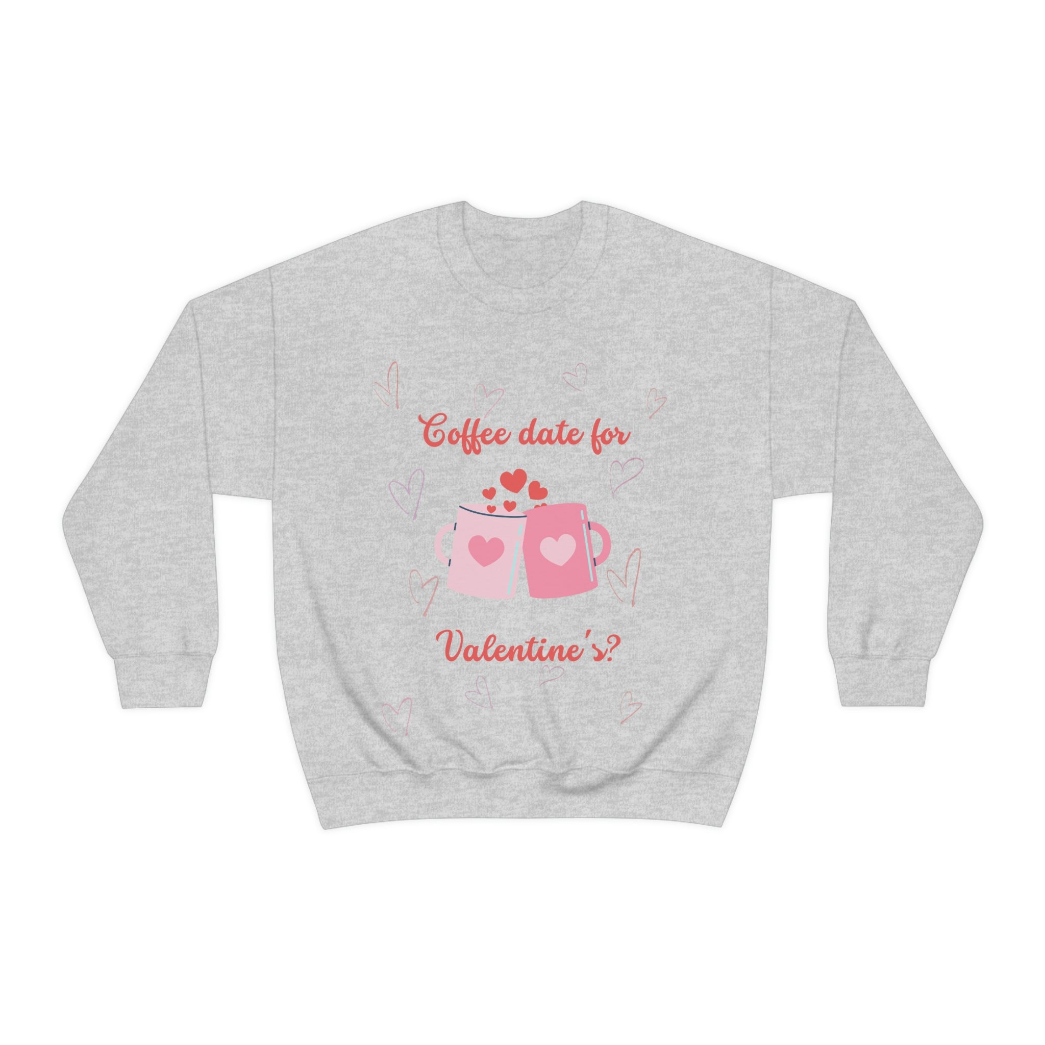 Coffee Date For Valentine's Unisex Heavy Blend™ Crewneck Sweatshirt