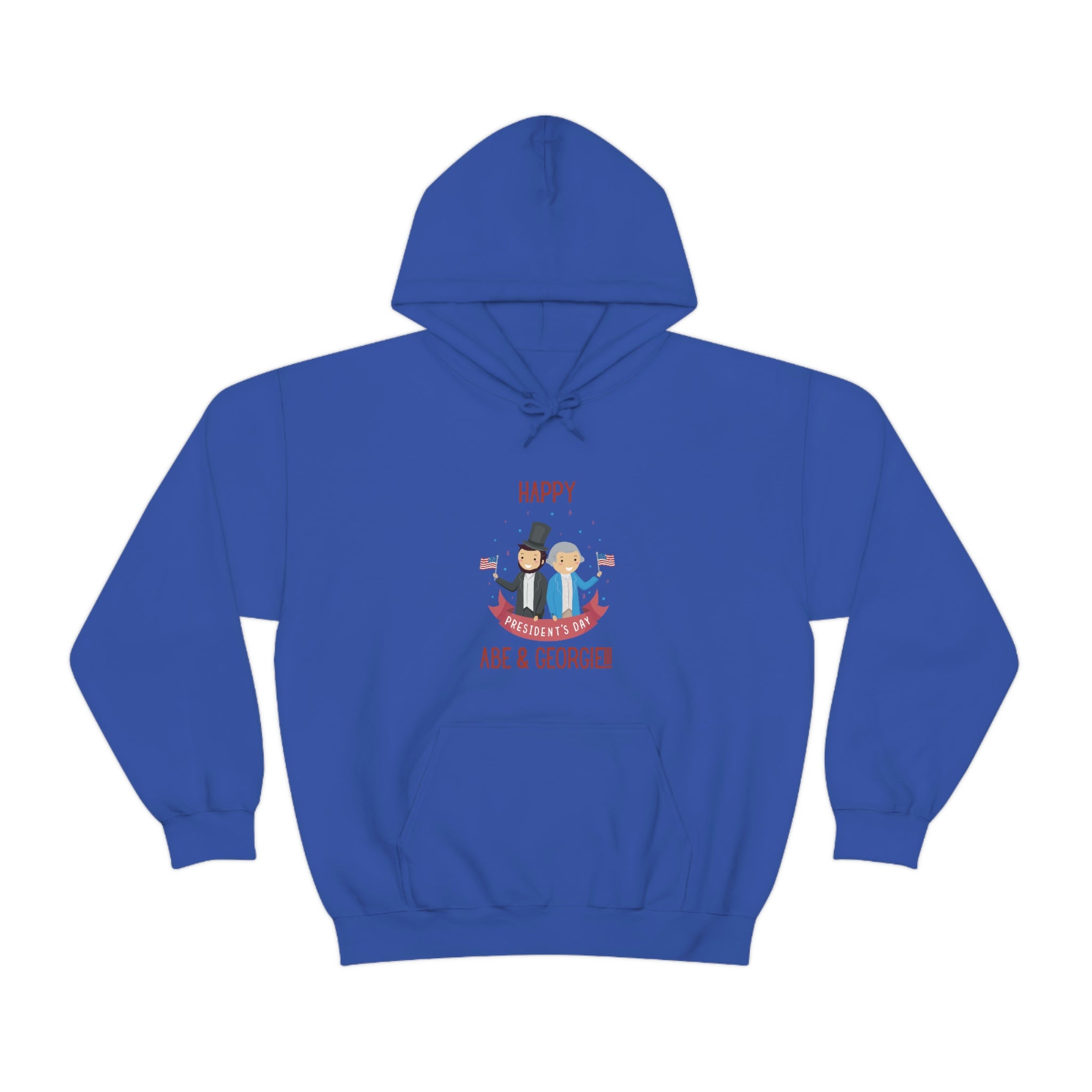 Happy President's Day Abe & Georgie!!! Unisex Heavy Blend™ Hooded Sweatshirt