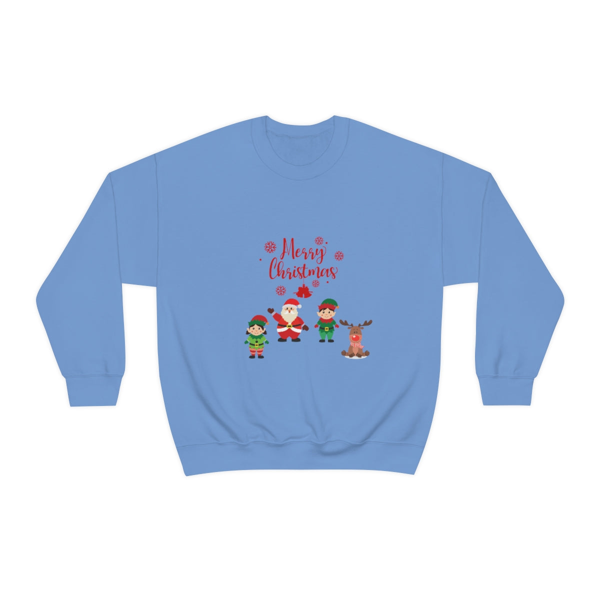 Merry Christmas From Santa & Helpers Unisex Heavy Blend™ Crewneck Sweatshirt