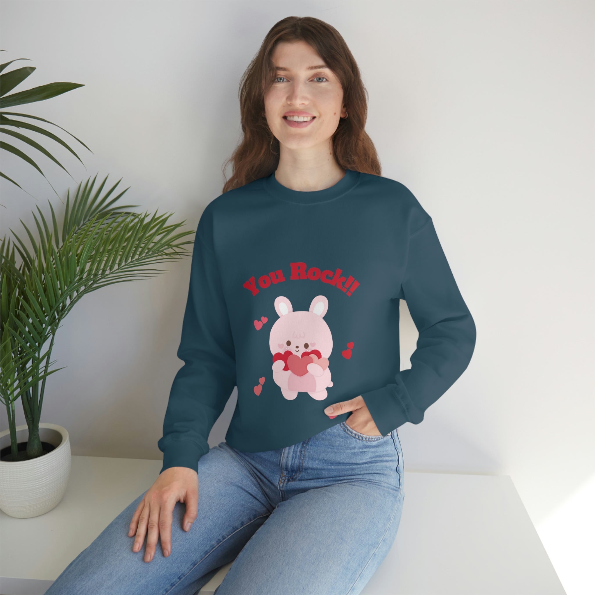 You Rock Unisex Heavy Blend™ Crewneck Sweatshirt