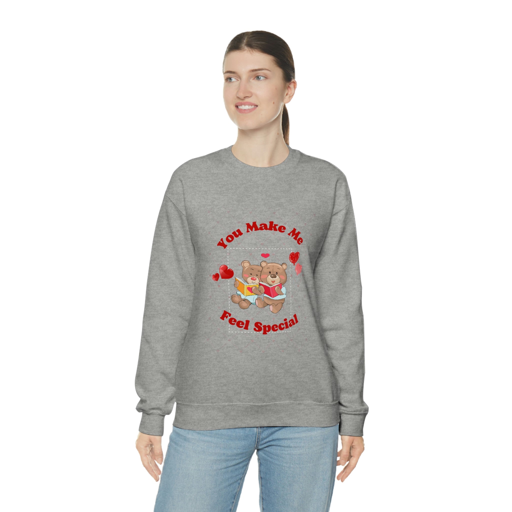 You Make Me Feel Special Unisex Heavy Blend™ Crewneck Sweatshirt