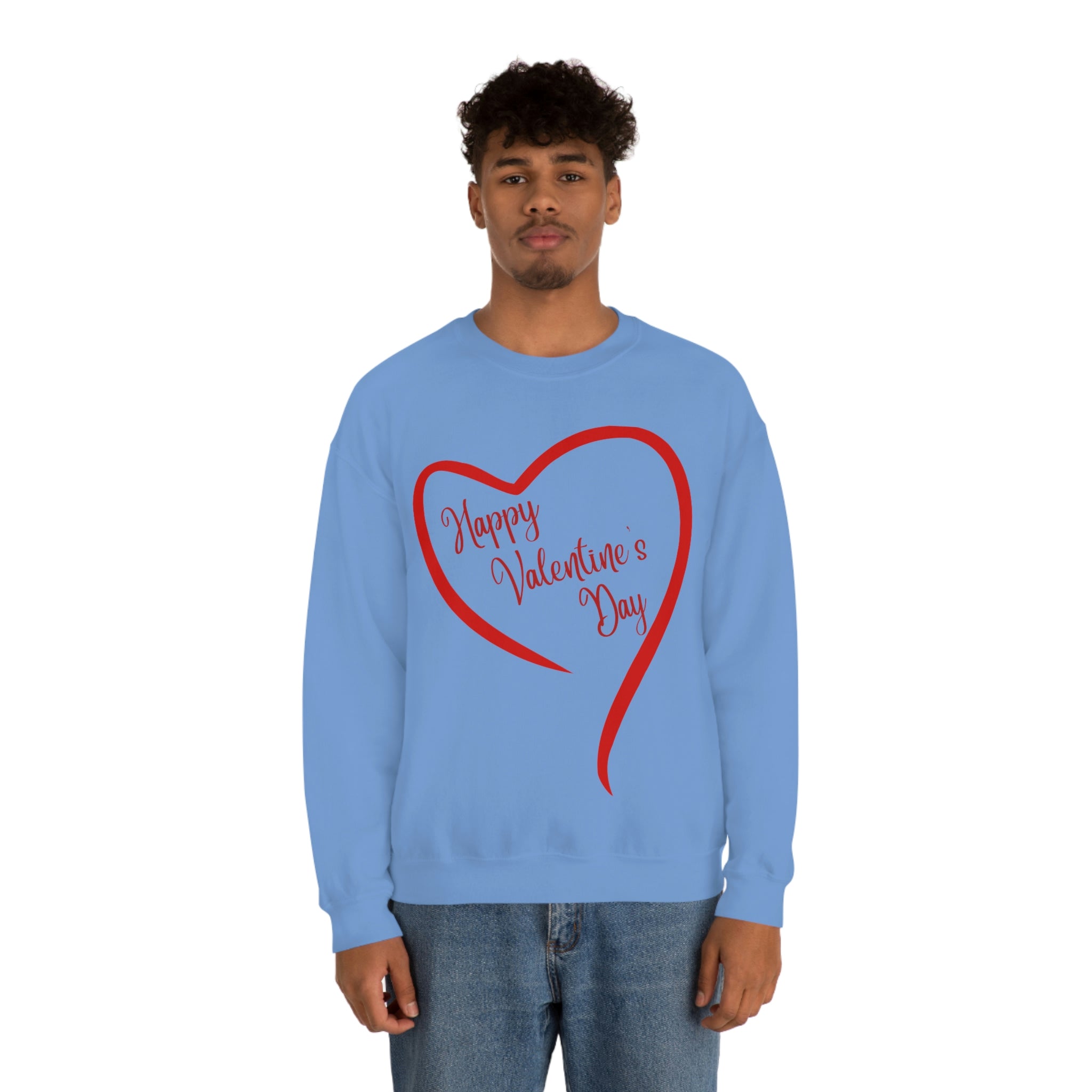 Happy Valentine's Day Unisex Heavy Blend™ Crewneck Sweatshirt