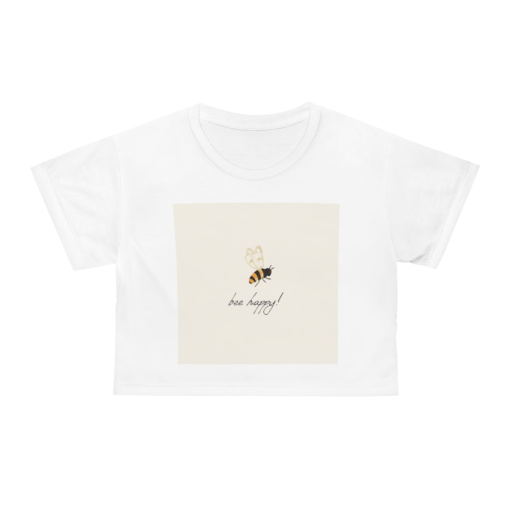 Bee Girl AOP Crop Tee