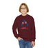 Happy President's Day Stars & Stripe Youth Crewneck Sweatshirt