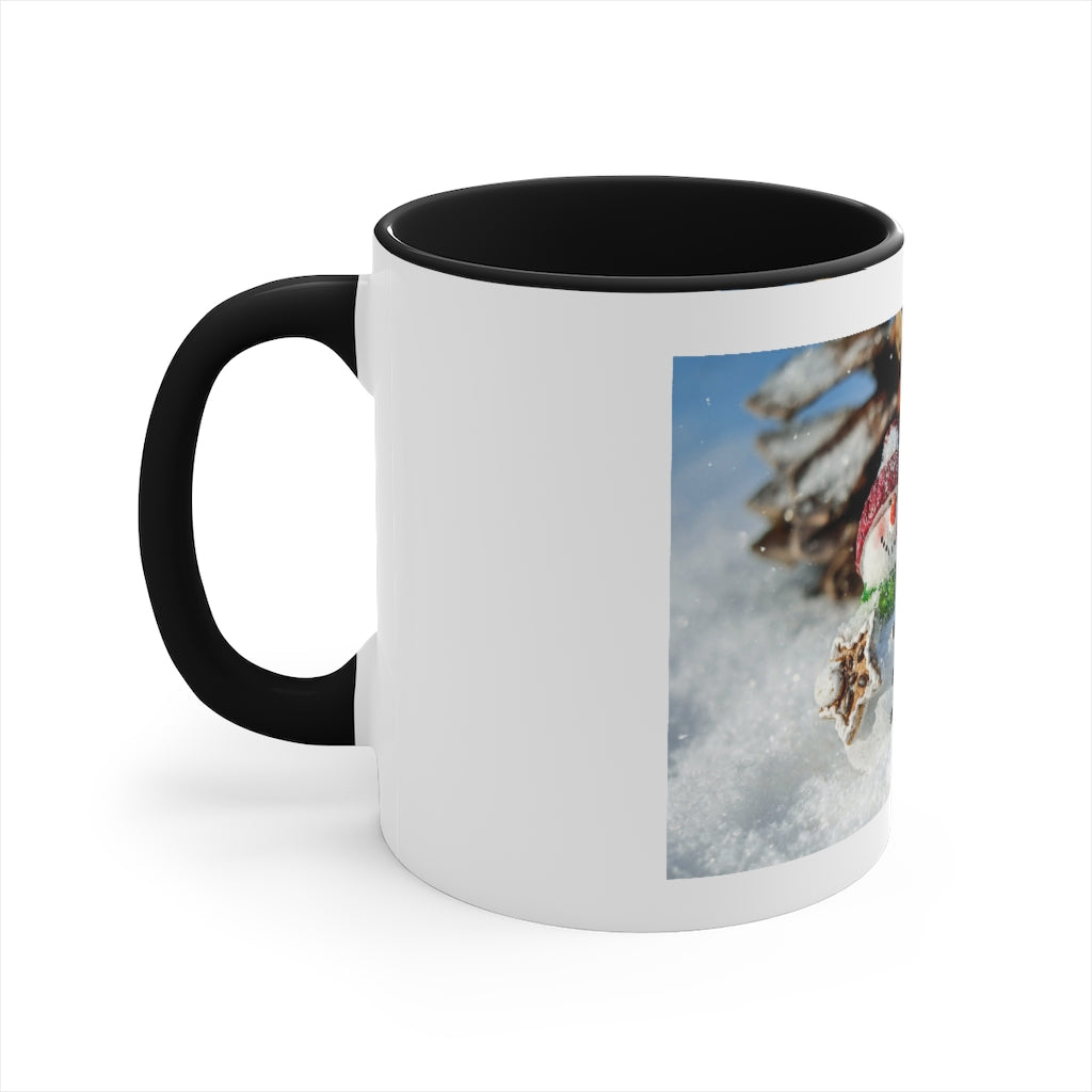 Merry Christmas Accent Coffee Mug, 11oz