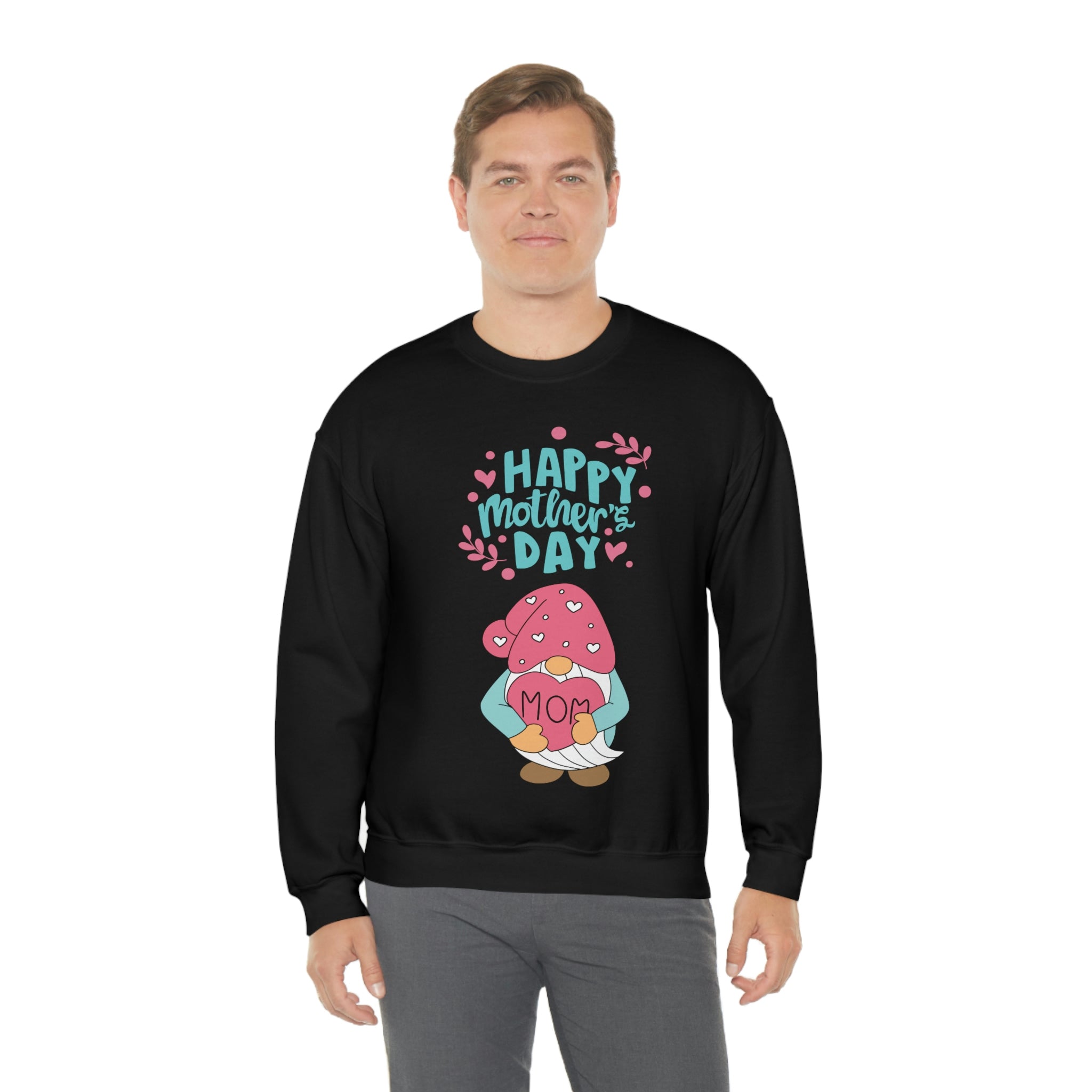 Happy Mother's Day Gnome Unisex Heavy Blend™ Crewneck Sweatshirt