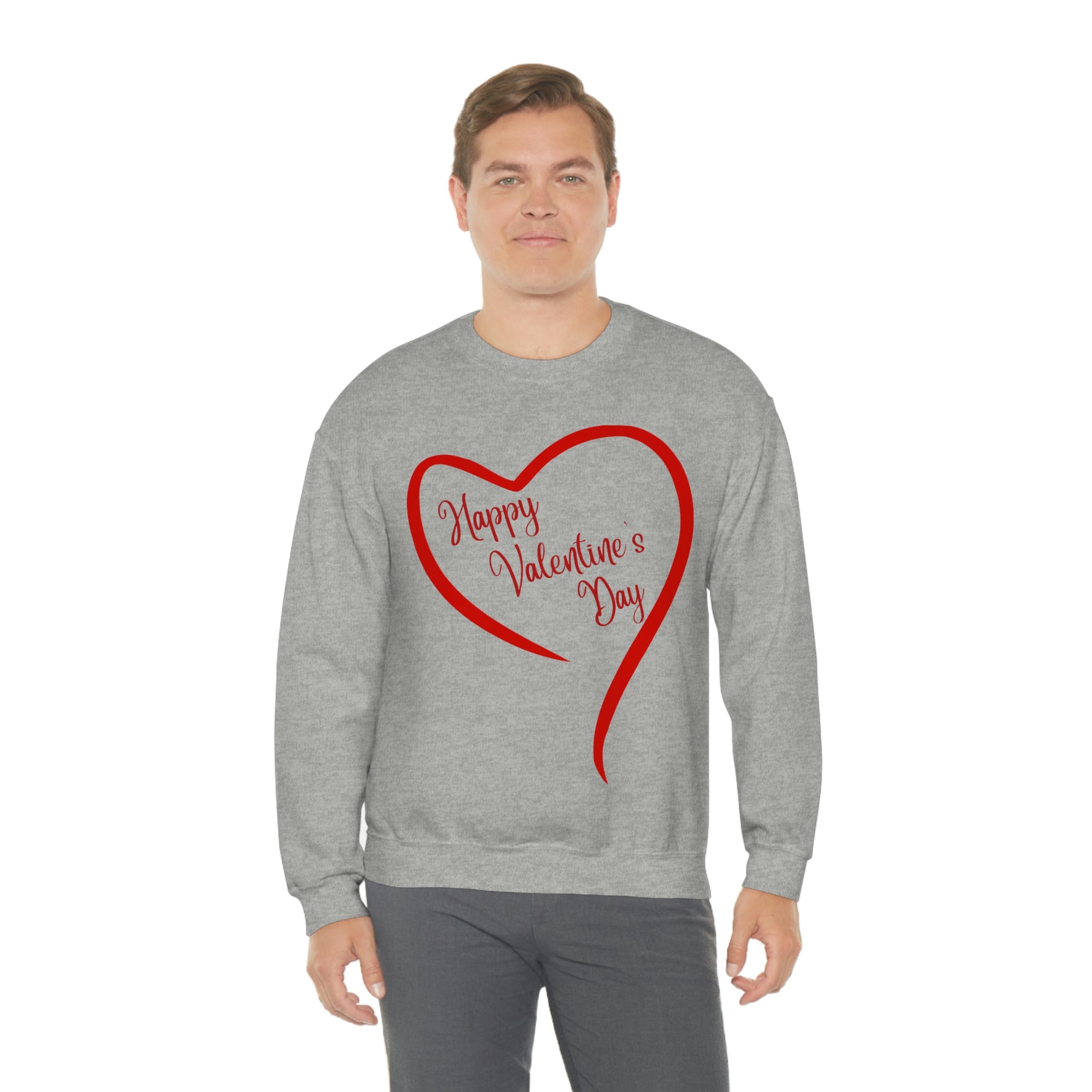 Happy Valentine's Day Unisex Heavy Blend™ Crewneck Sweatshirt