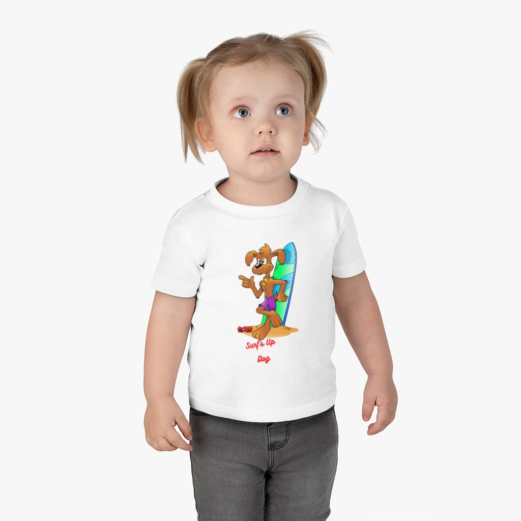 Surf's Up Dog Infant Cotton Jersey Tee