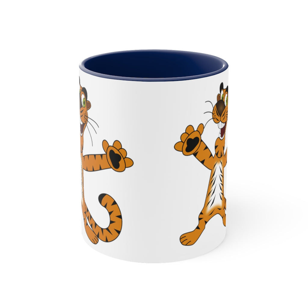 Tiger Accent Coffee Mug, 11oz