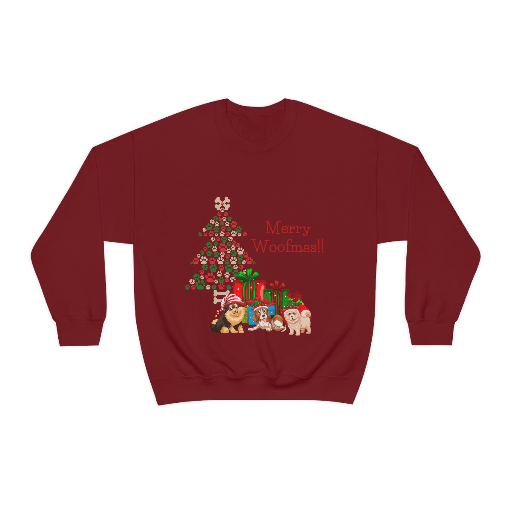 Merry Woolfmas Unisex Heavy Blend™ Crewneck Sweatshirt