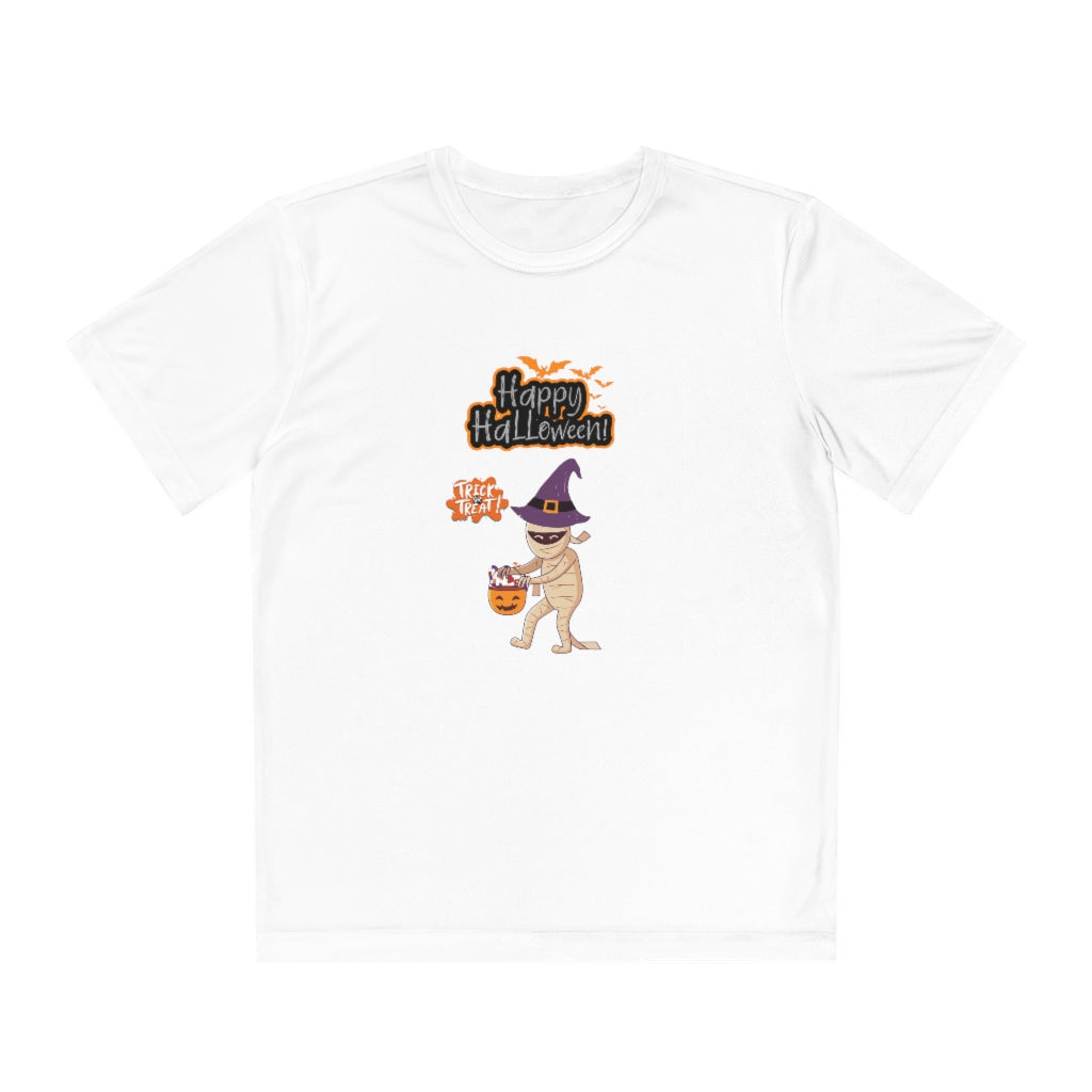 Happy Halloween Mummy Youth Competitor Tee