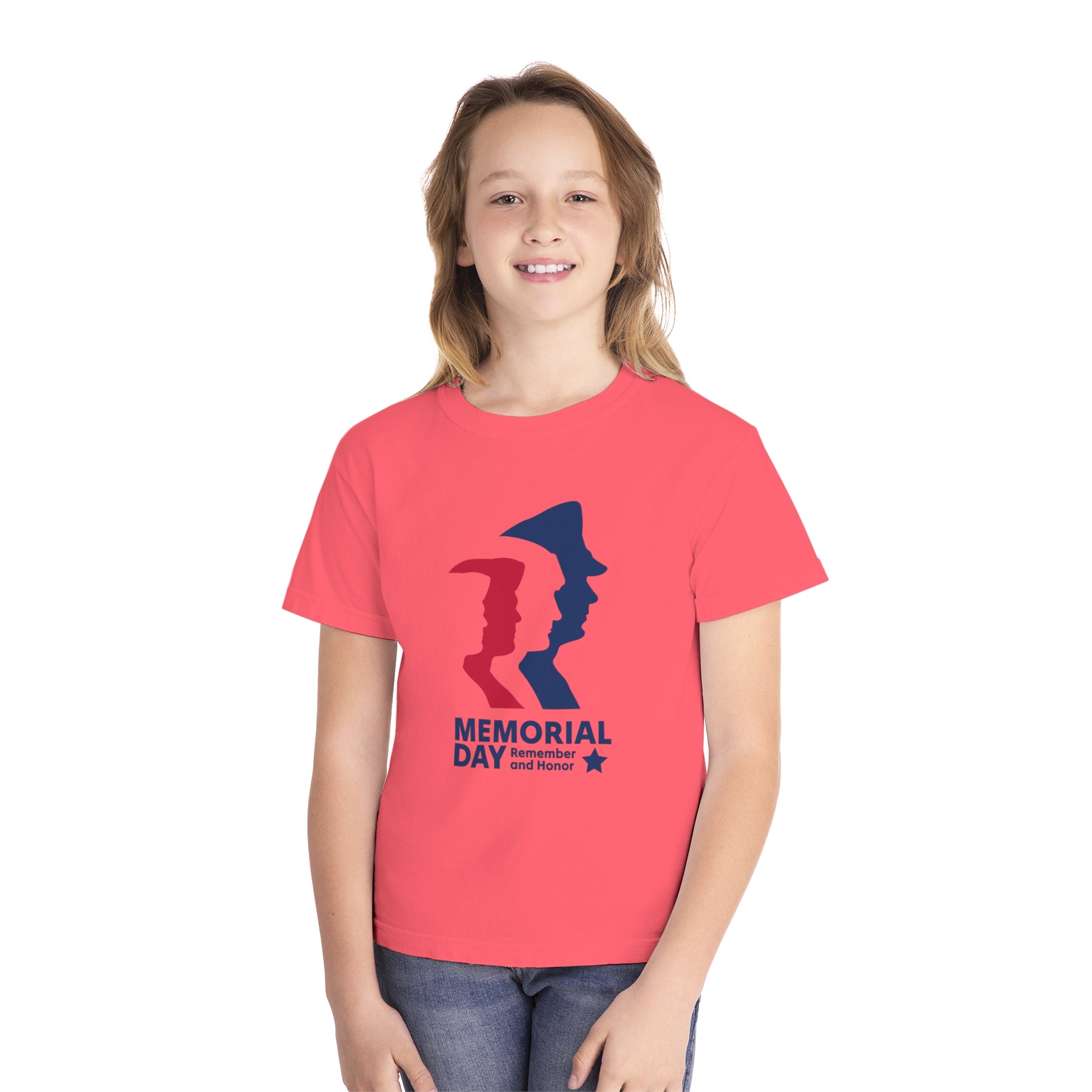 Memorial Day Heroes Youth Midweight Tee