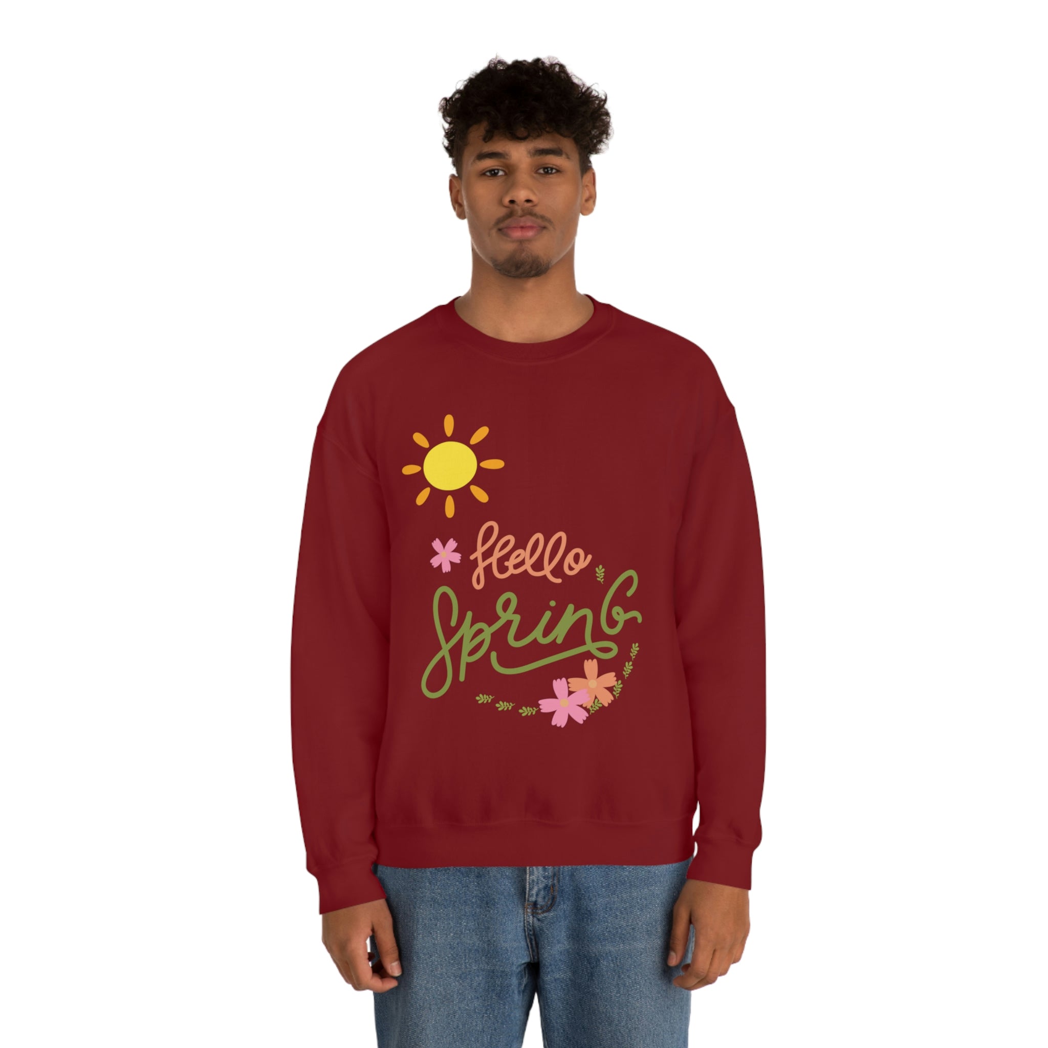 Spring Sunshine Unisex Heavy Blend™ Crewneck Sweatshirt