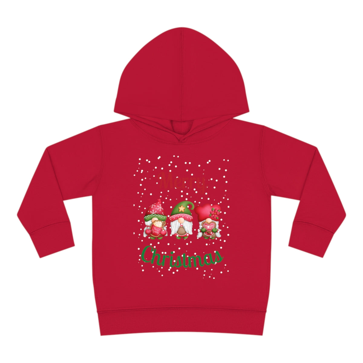 Three Gnomes Merry Christmas Toddler Pullover Fleece Hoodie