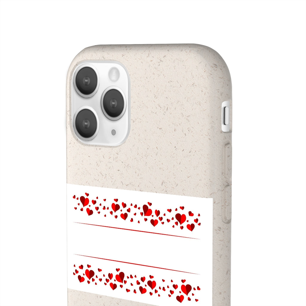 Happy Valentine's Day Biodegradable Case