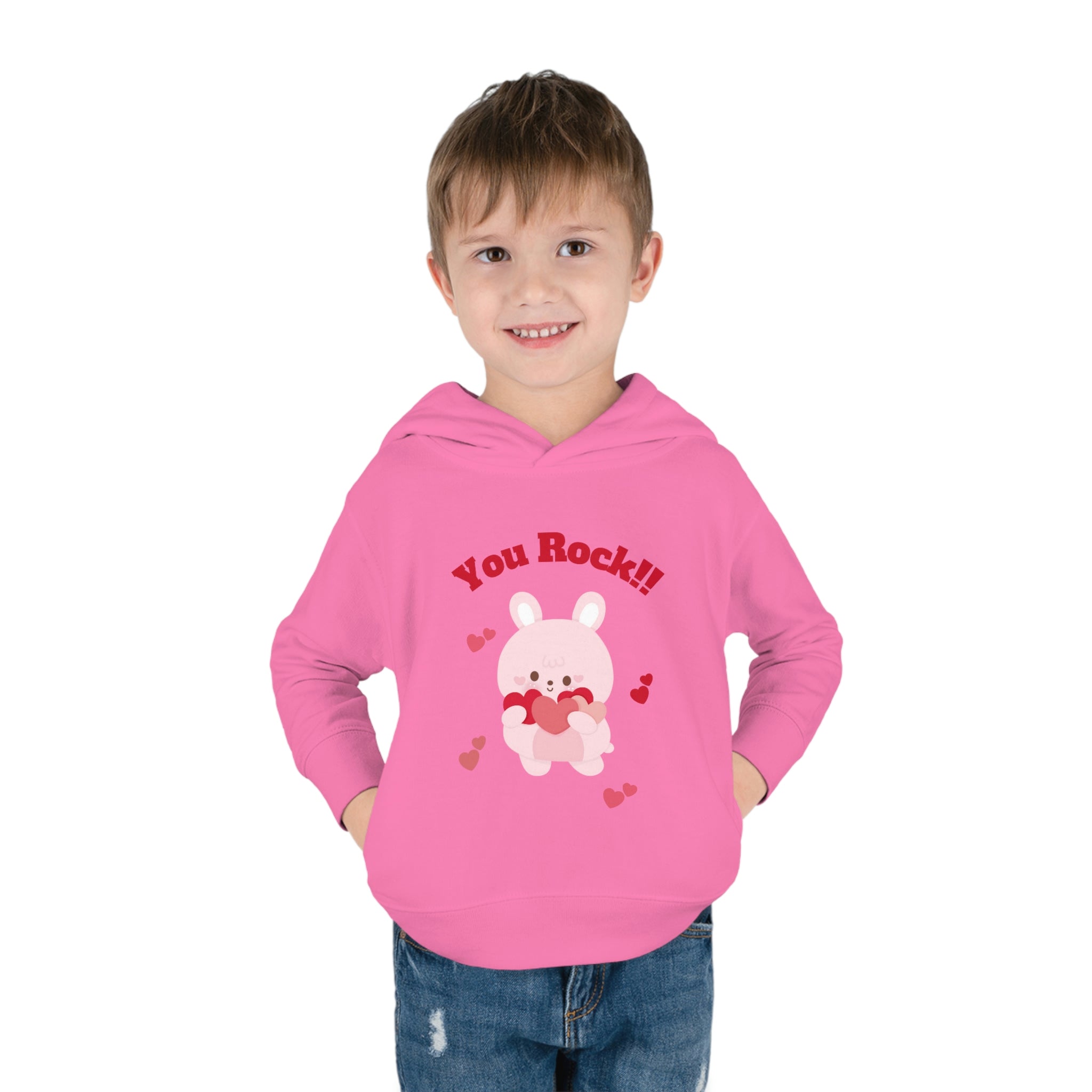 You Rock Toddler Pullover Fleece Hoodie