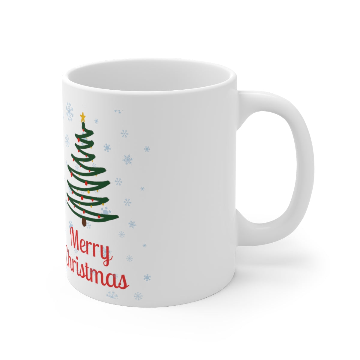 Merry Christmas Tree Ceramic Mug 11oz