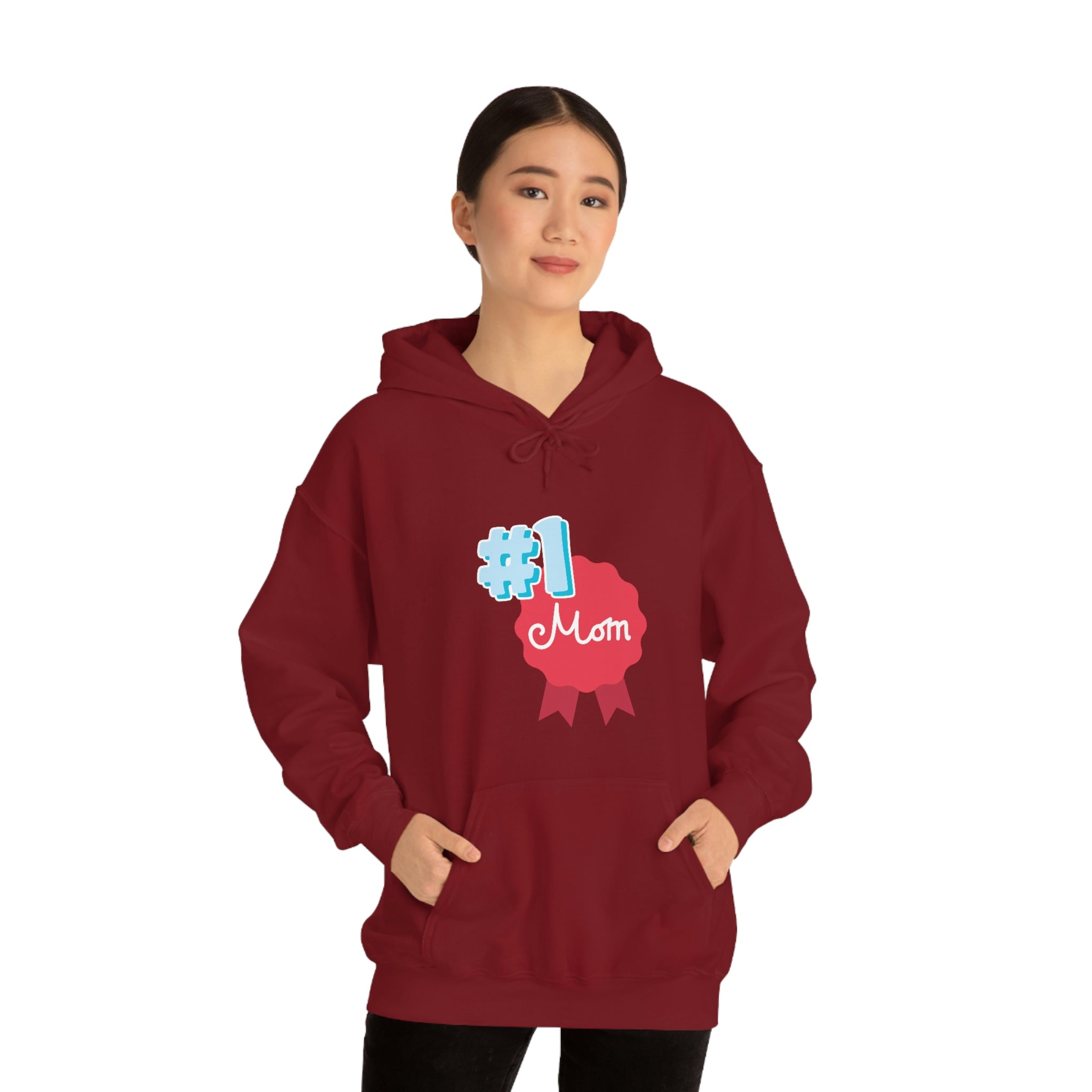 Mom You're No.1 Unisex Heavy Blend™ Hooded Sweatshirt