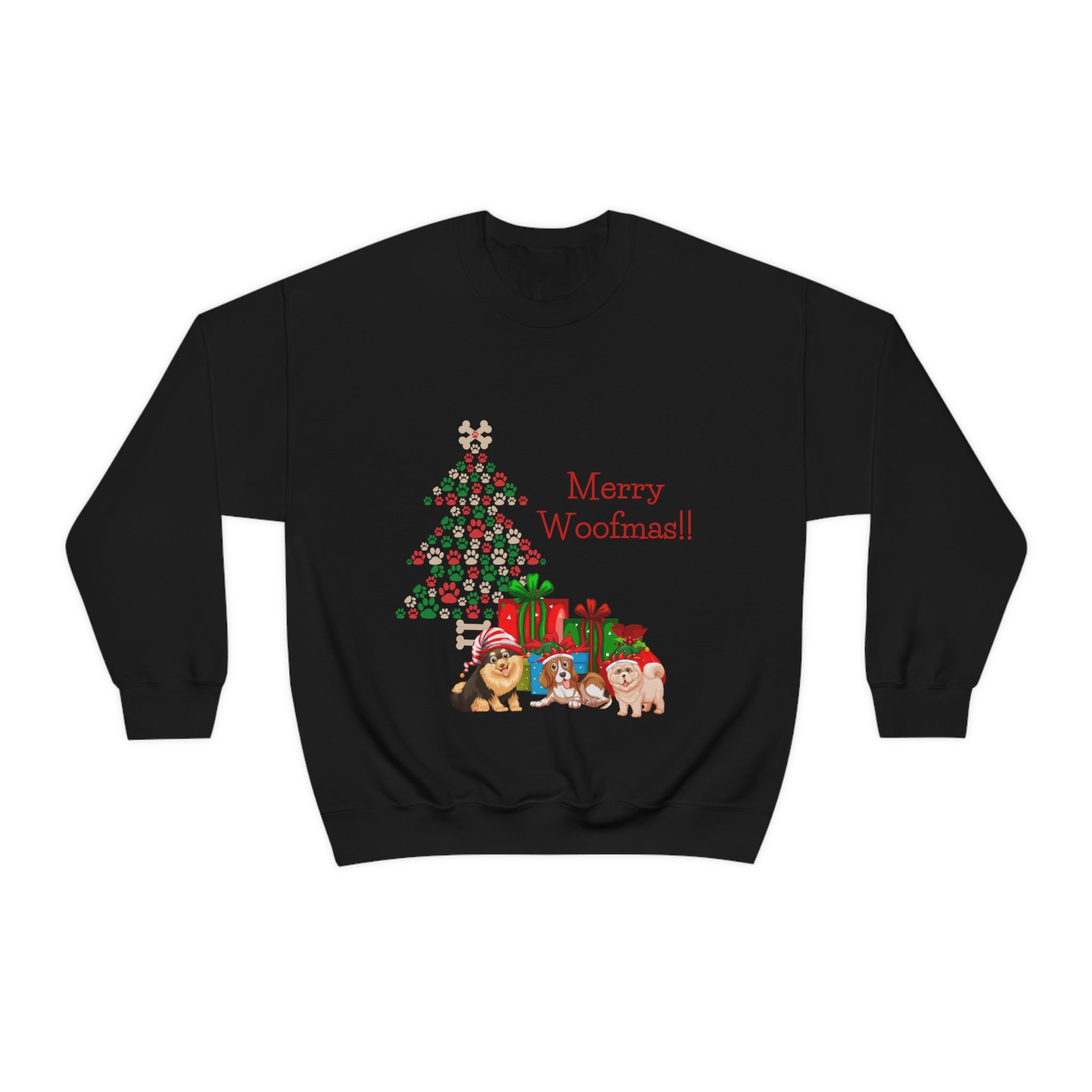 Merry Woolfmas Unisex Heavy Blend™ Crewneck Sweatshirt