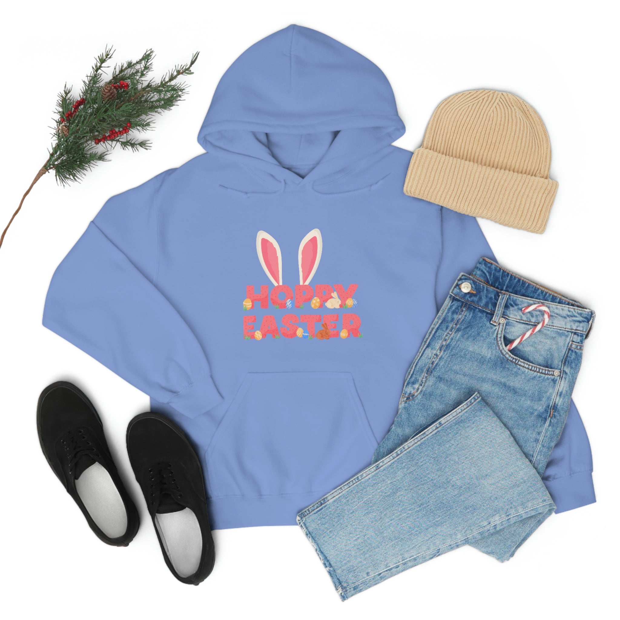 The Hoppy Easter Unisex Heavy Blend™ Hooded Sweatshirt