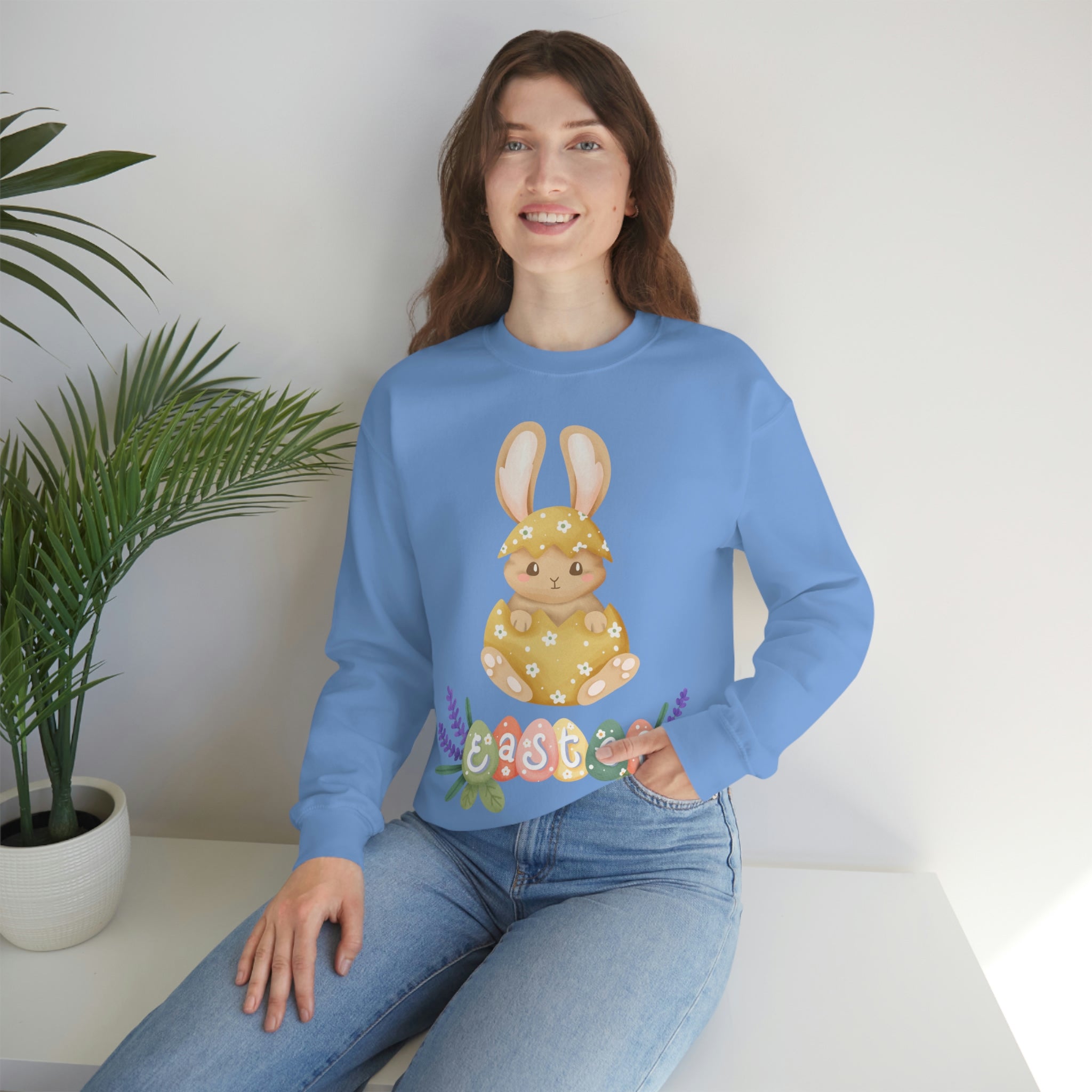 Easter Hunt Is On Unisex Heavy Blend™ Crewneck Sweatshirt