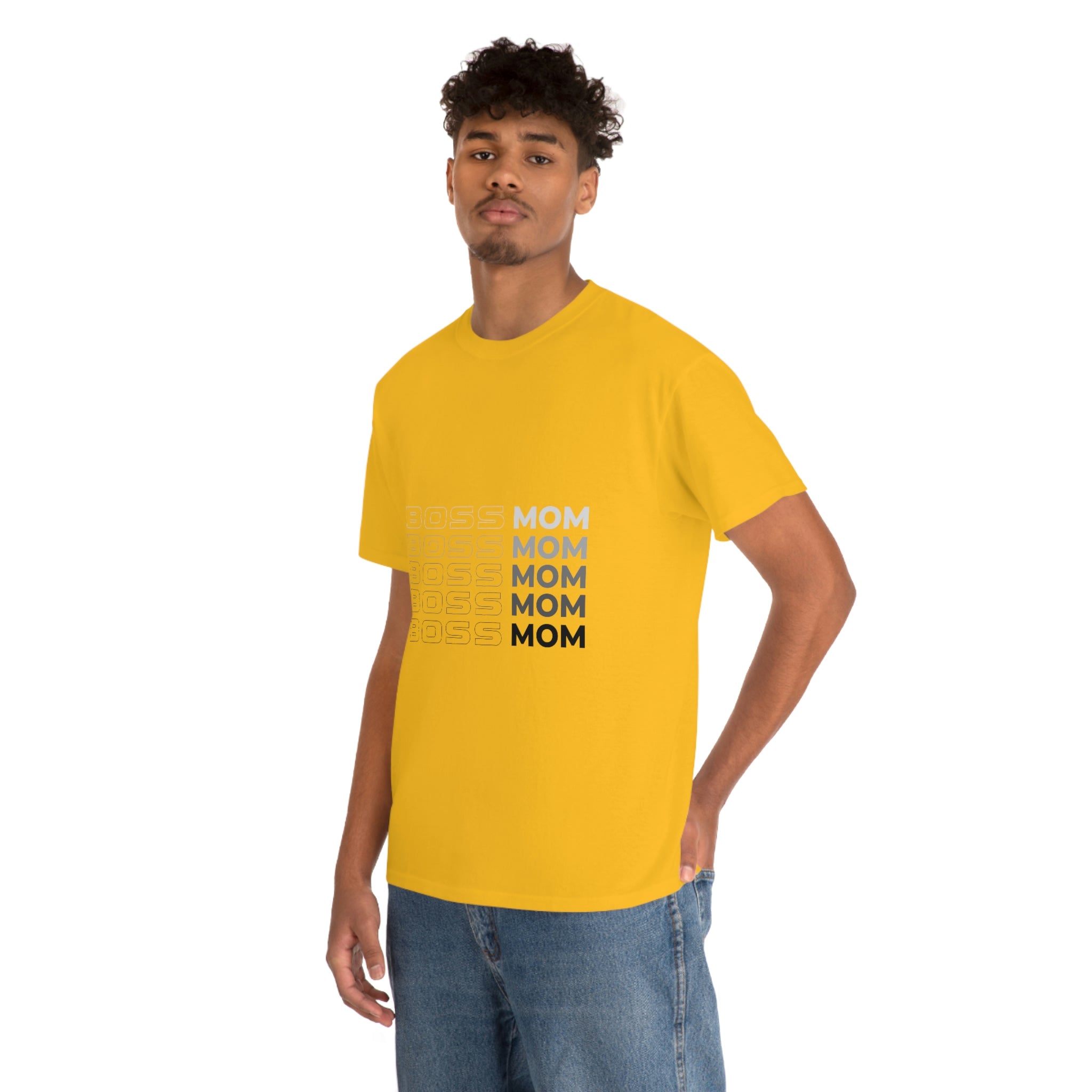 Boss Mom Unisex Heavy Cotton Tee