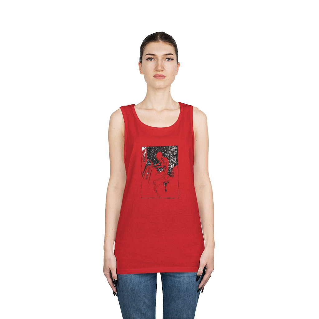 Piano Player Unisex Heavy Cotton Tank Top