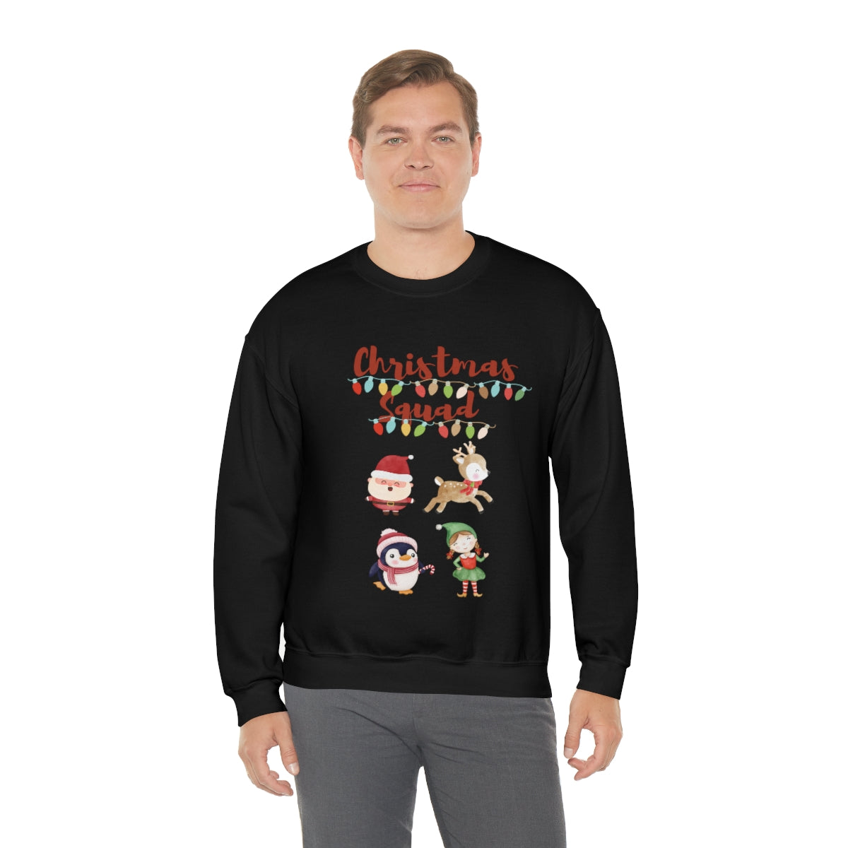 Christmas Squad Unisex Heavy Blend™ Crewneck Sweatshirt