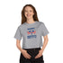 Happy Memorial Day Champion Women's Heritage Cropped T-Shirt