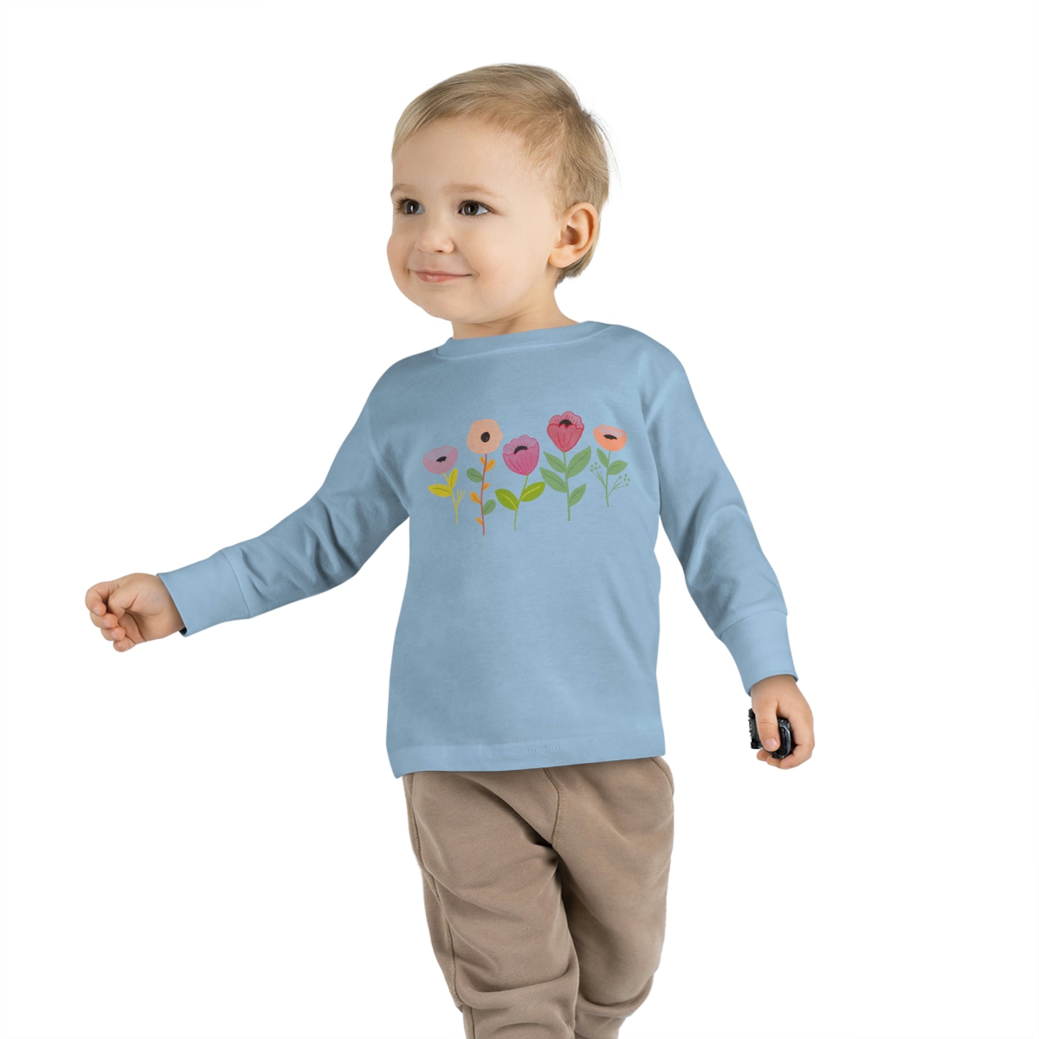 Spring Flowers Toddler Long Sleeve Tee