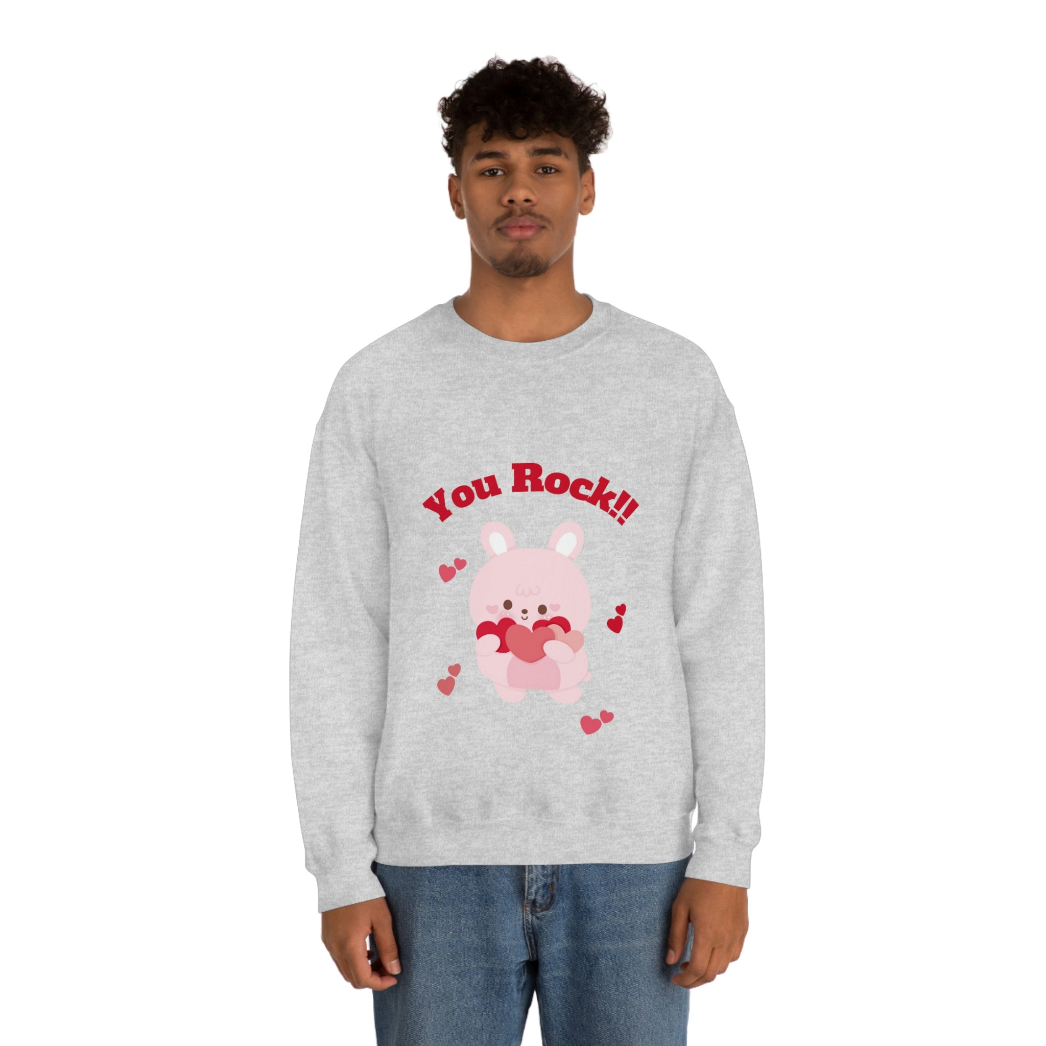 You Rock Unisex Heavy Blend™ Crewneck Sweatshirt