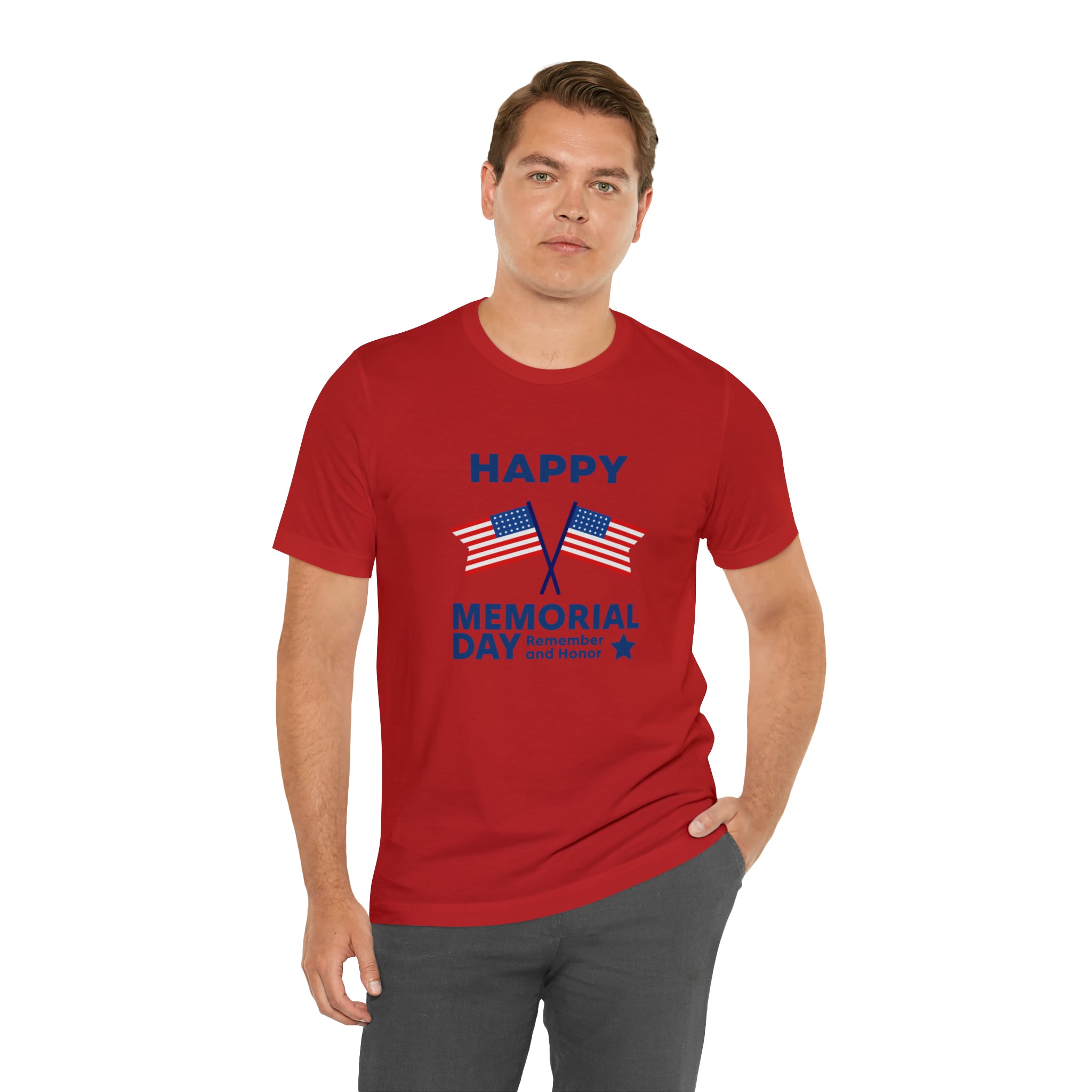 Happy Memorial Day Unisex Jersey Short Sleeve Tee