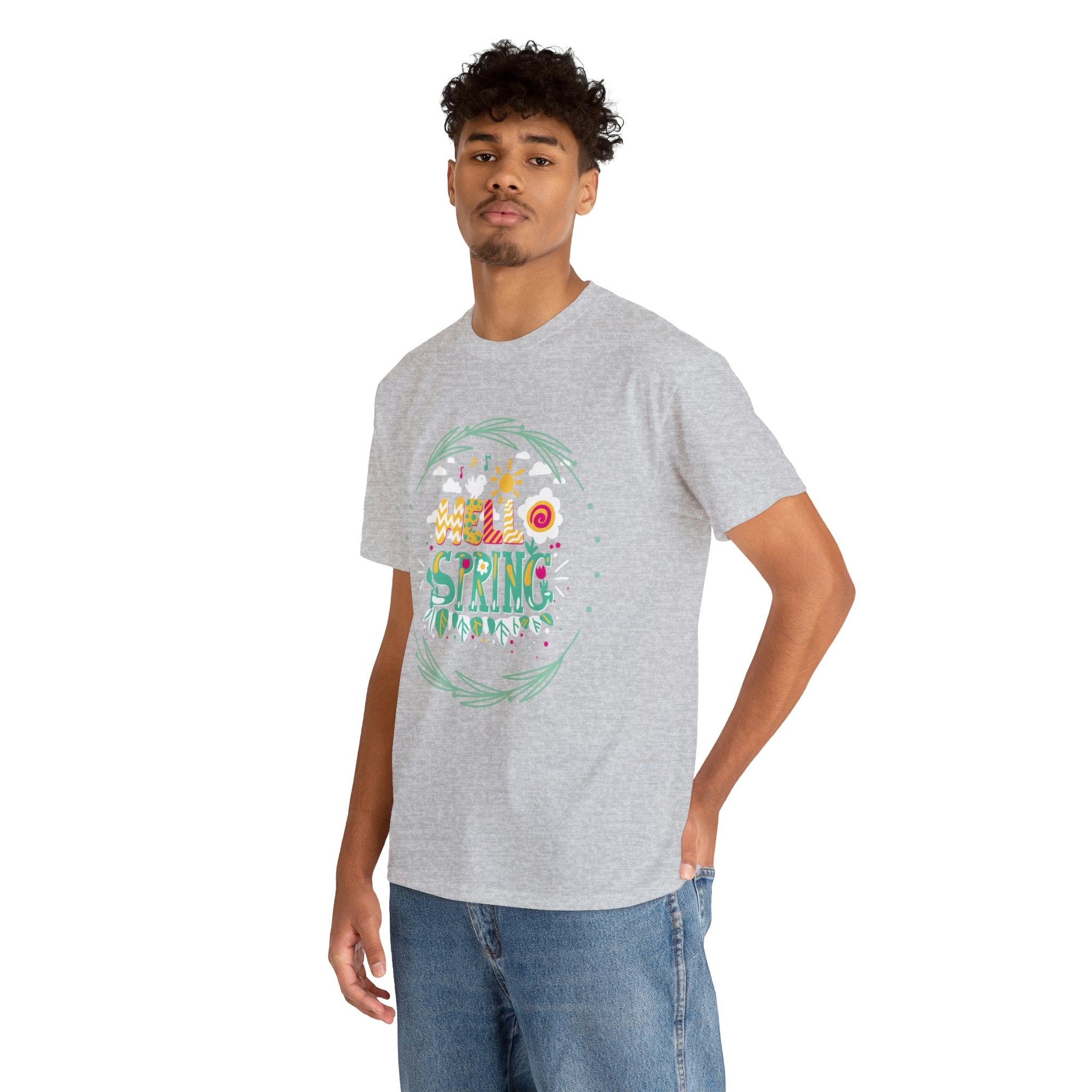 Hello Spring Unisex Heavy Cotton Tee