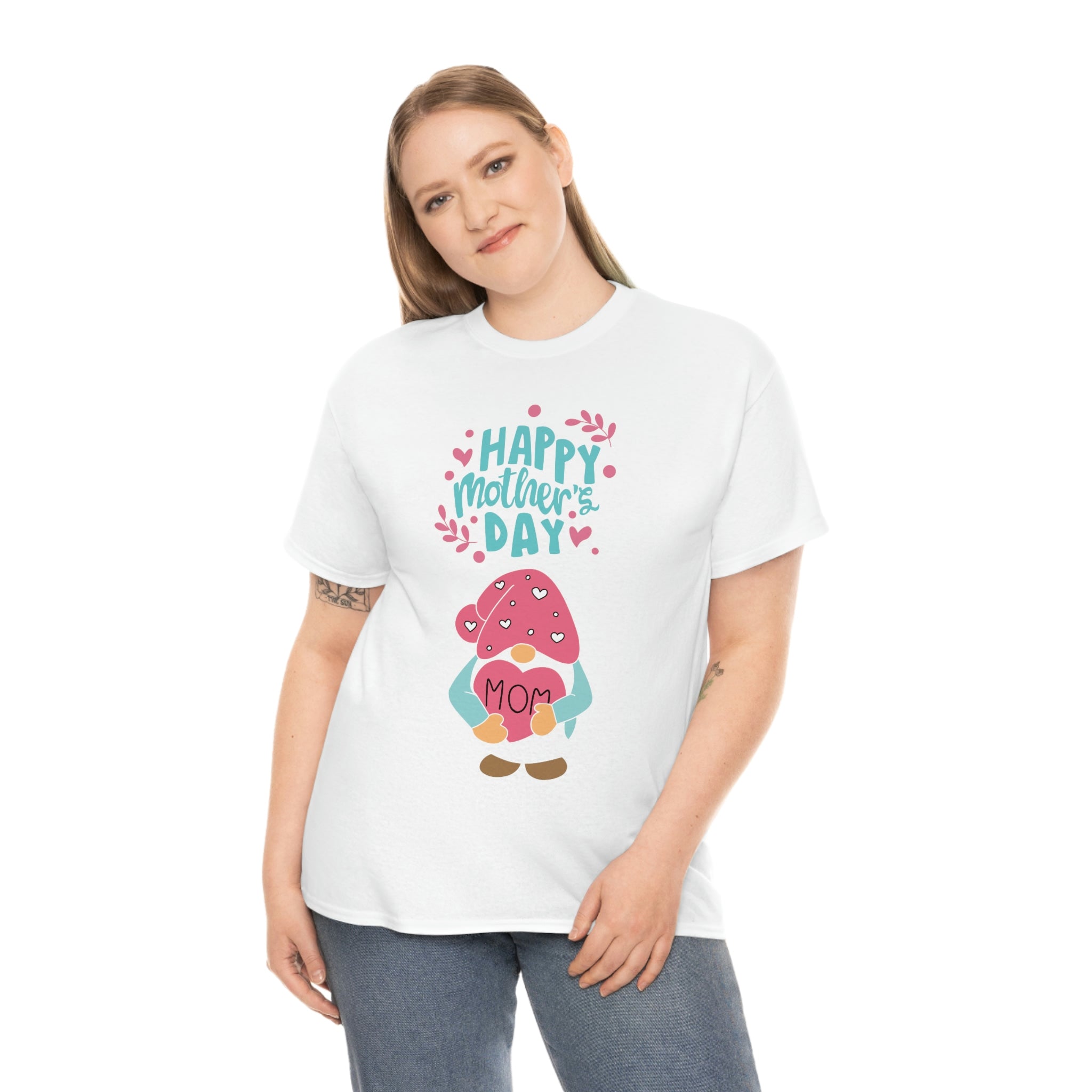 Happy Mother's Day Gnome Unisex Heavy Cotton Tee