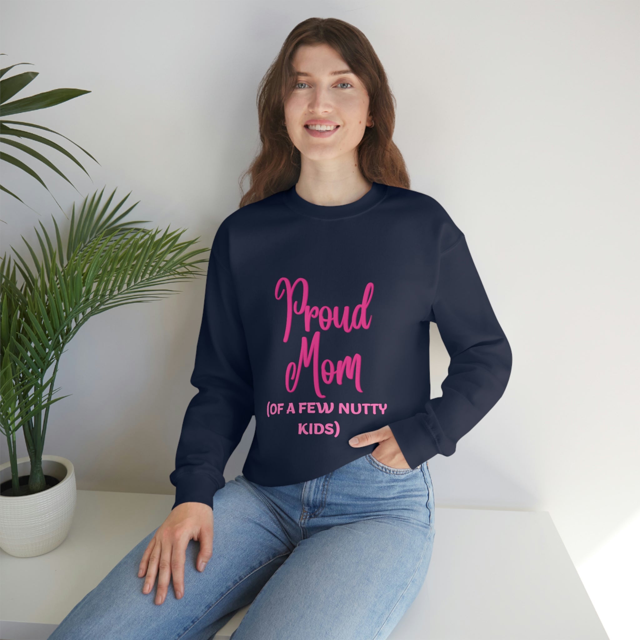 Proud MomUnisex Heavy Blend™ Crewneck Sweatshirt