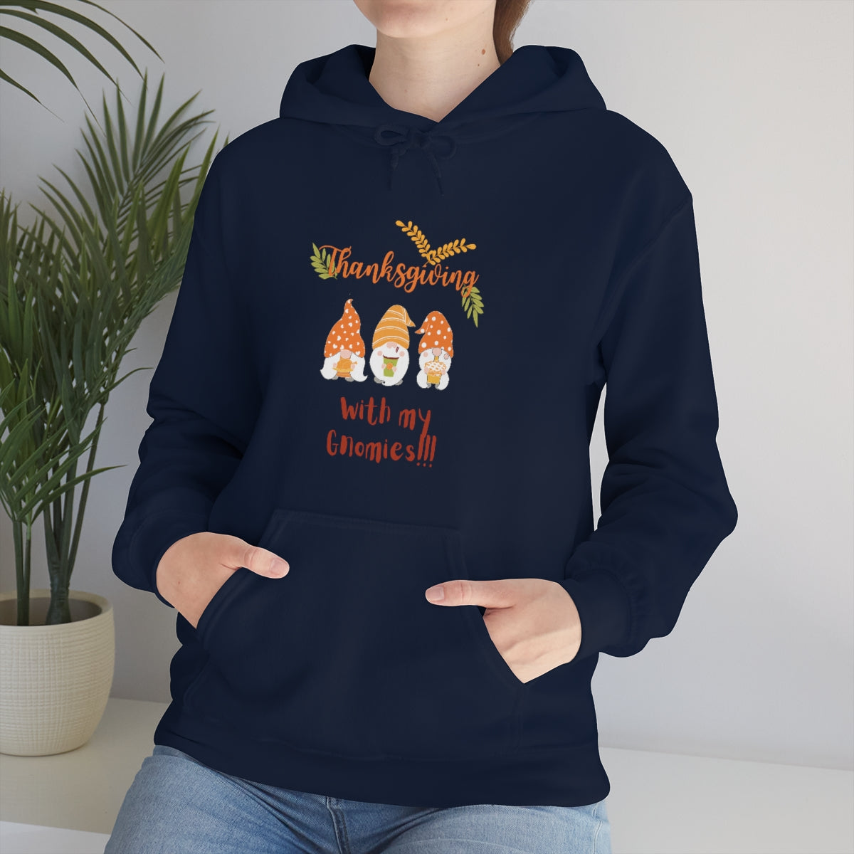 Thanksgiving With My Gnomies Unisex Heavy Blend™ Hooded Sweatshirt