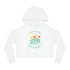 Hello Spring Women’s Cropped Hooded Sweatshirt