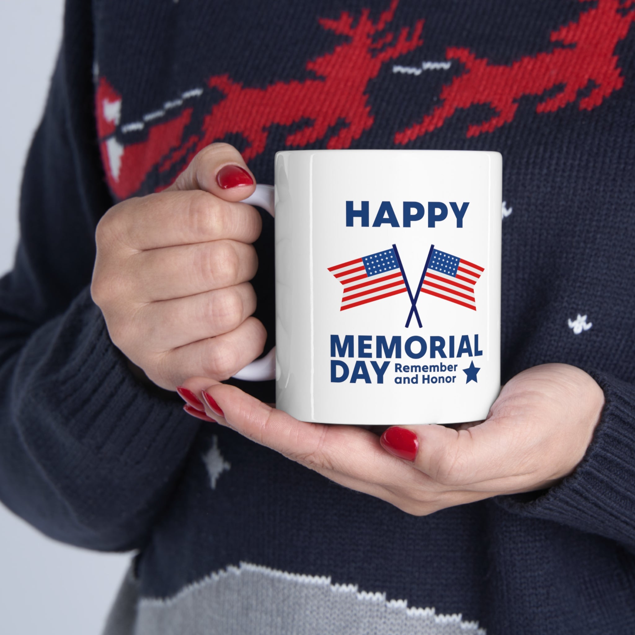 Happy Memorial Day Ceramic Mug 11oz