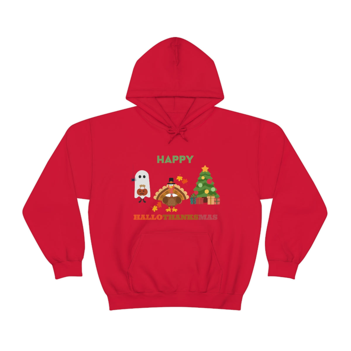 Happy Hallothanksmas Unisex Heavy Blend™ Hooded Sweatshirt