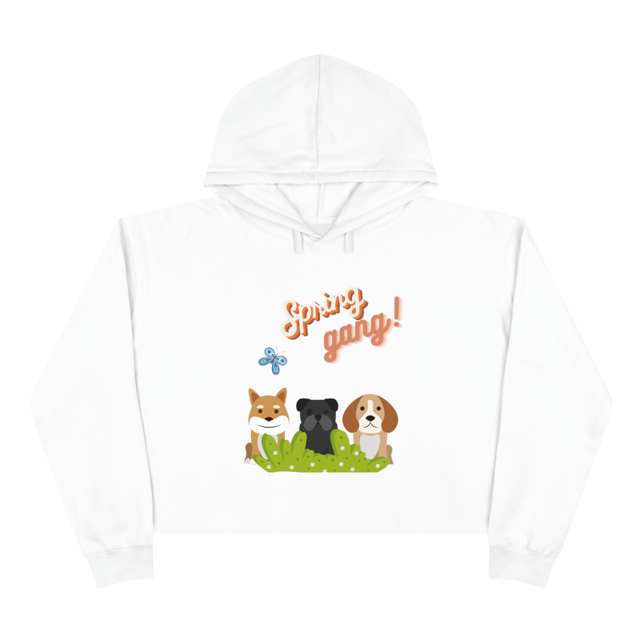 Spring Gang Crop Hoodie