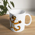 Tiger White Ceramic Mug, 11oz and 15oz