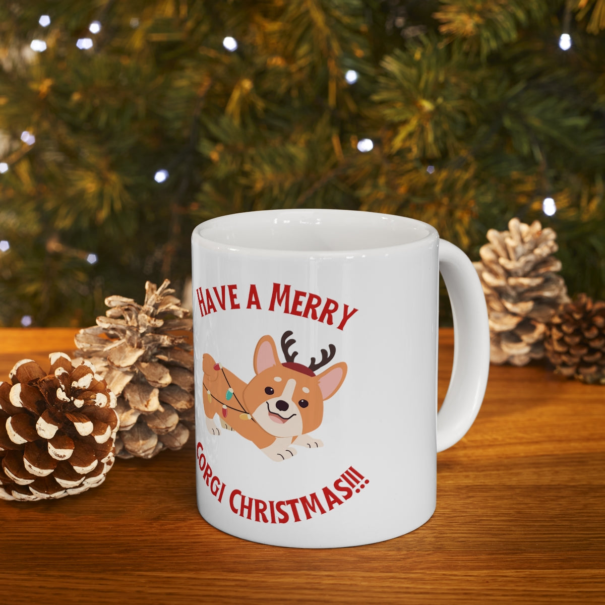 Have A Merry Corgi Christmas Ceramic Mug 11oz