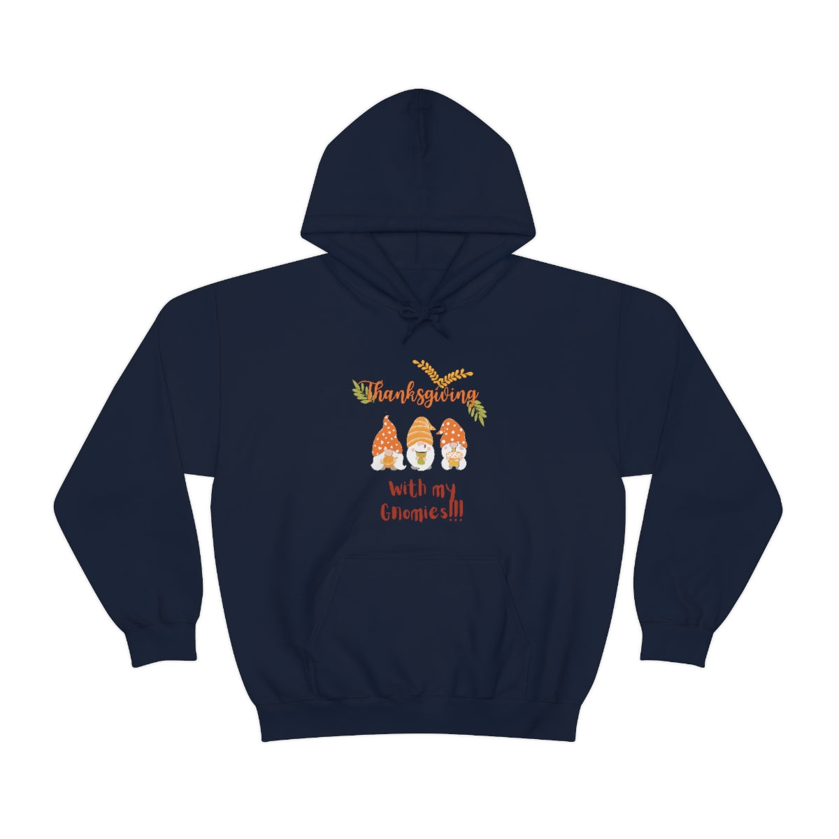 Thanksgiving With My Gnomies Unisex Heavy Blend™ Hooded Sweatshirt