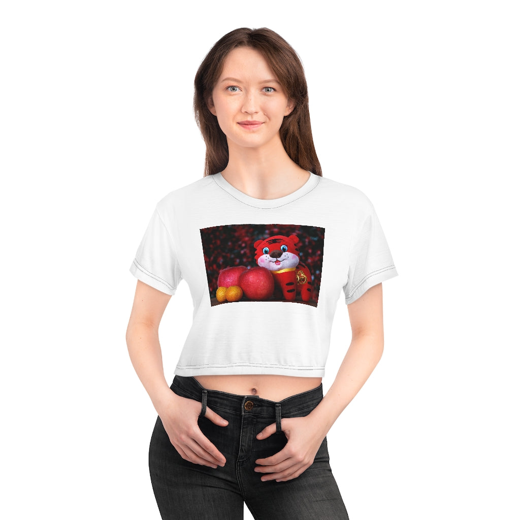 Tiger Lady AOP Crop Tee